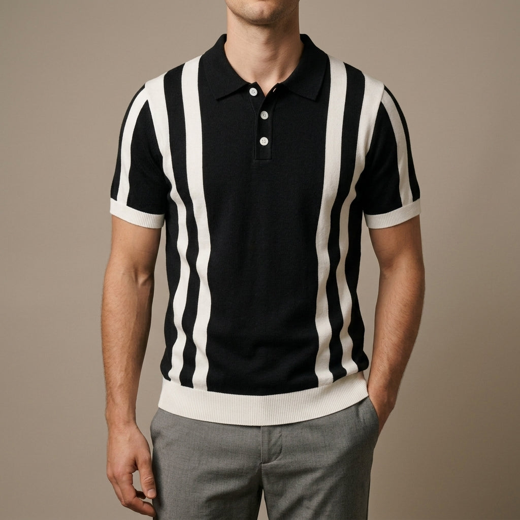 Monaco Stripe Polo