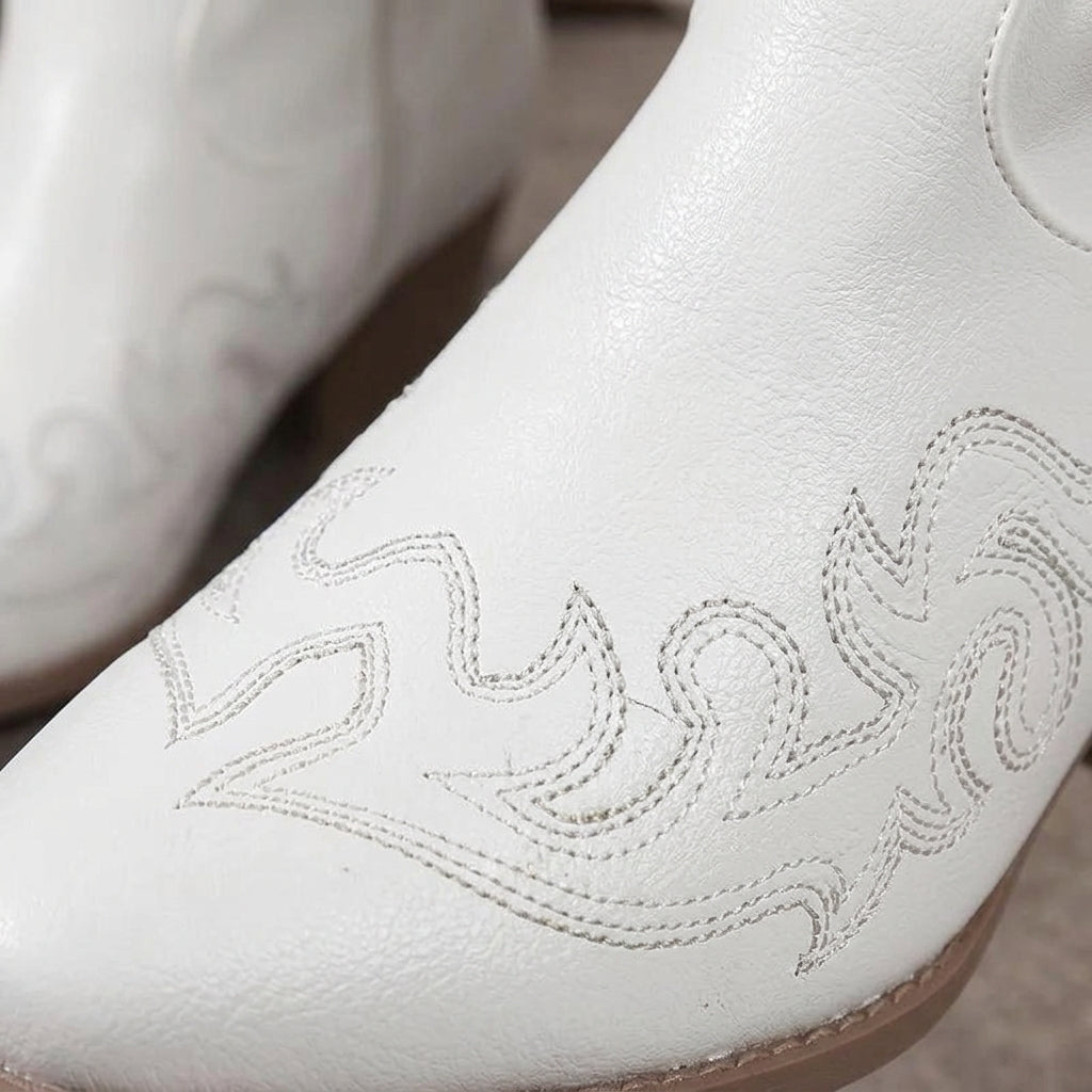 Bandera Leather Cowboy Boots