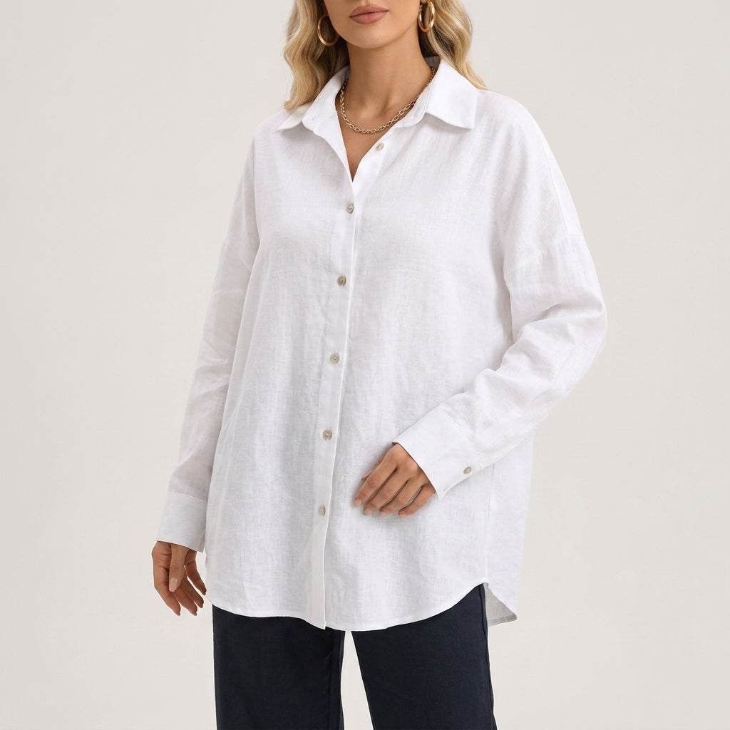 Aveline Linen Blouse