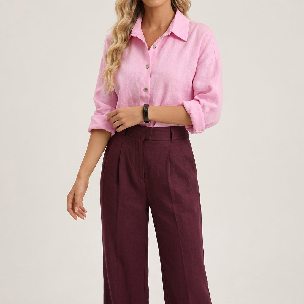 Aveline Linen Blouse