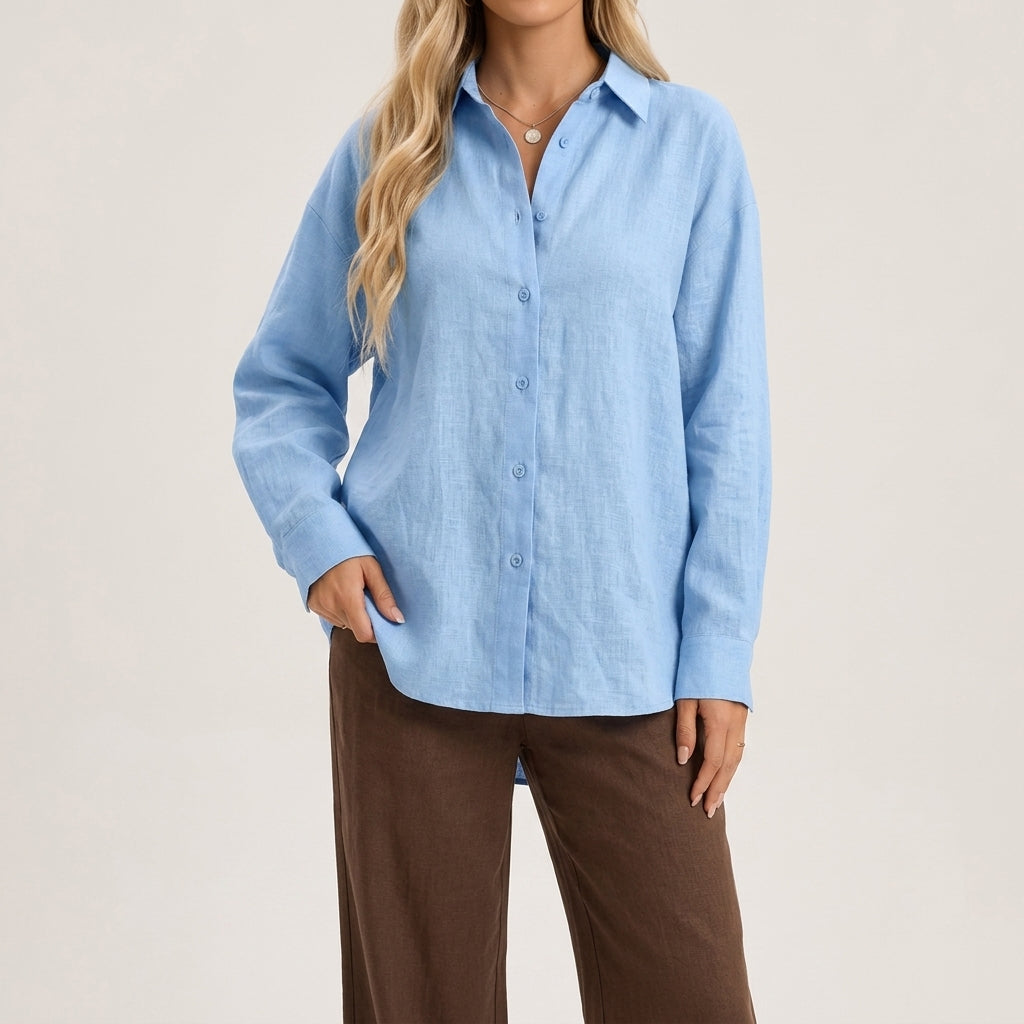 Aveline Linen Blouse