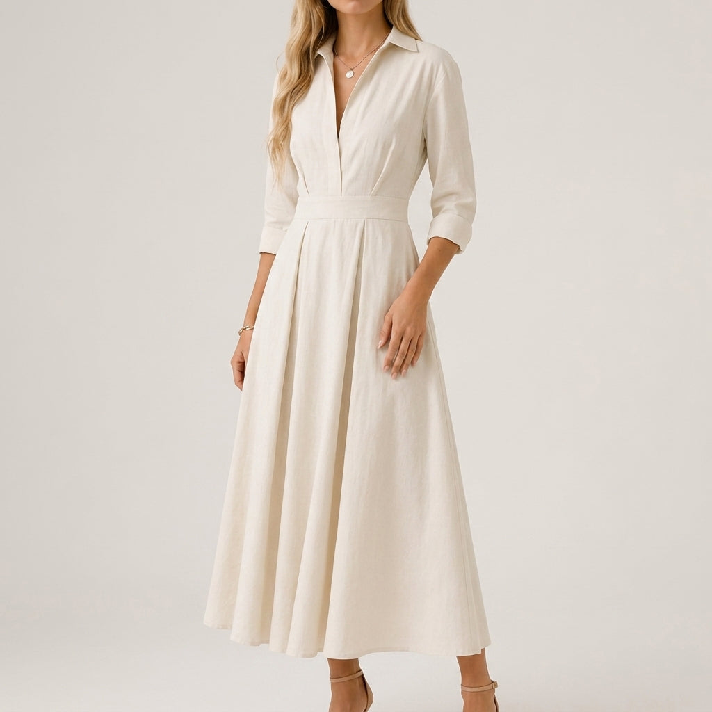 Clara Cotton Shirtdress