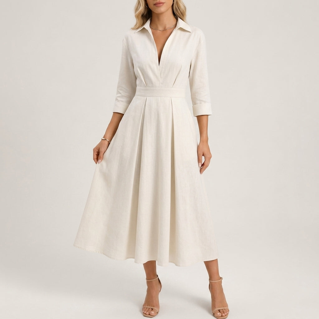 Clara Cotton Shirtdress