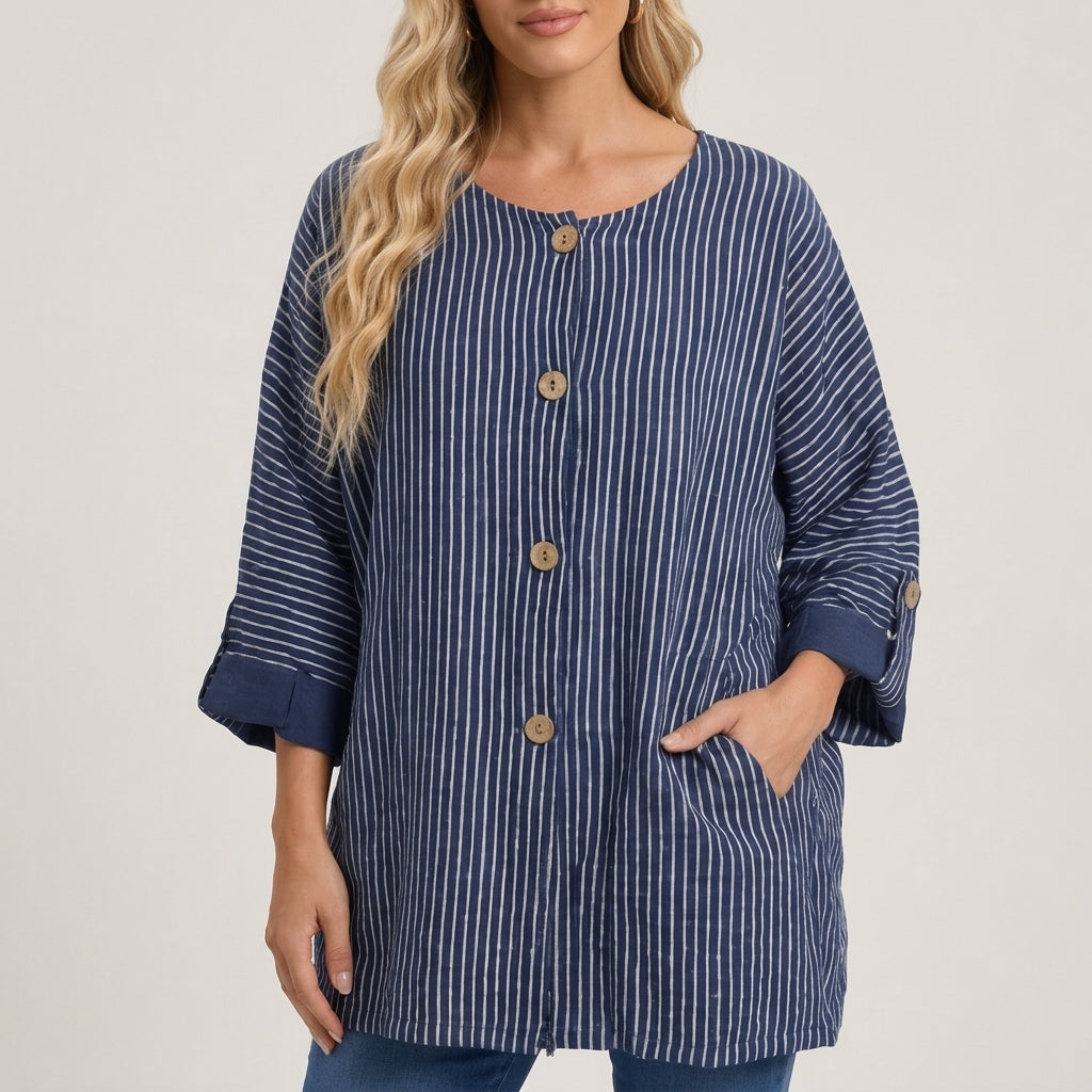 Carlota Linen Top
