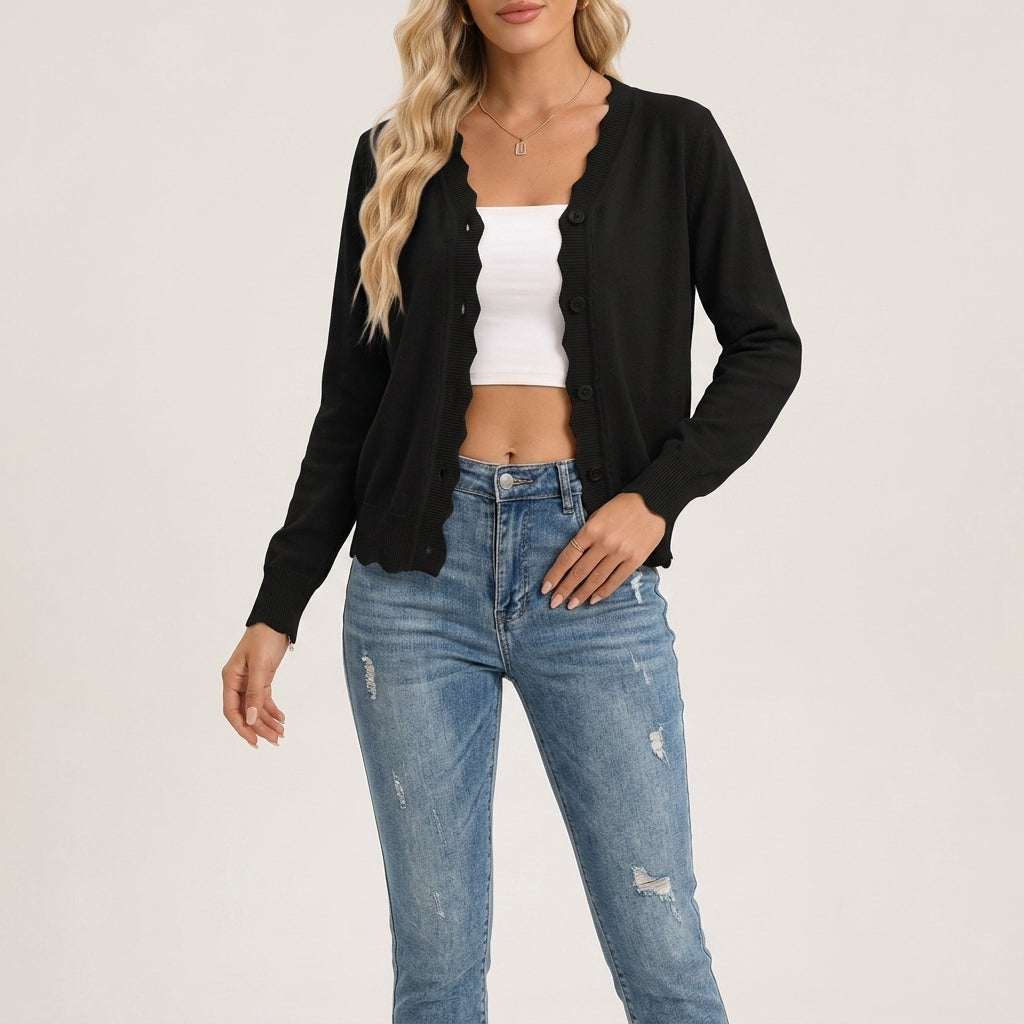 Belvedere Ribbed Cardigan