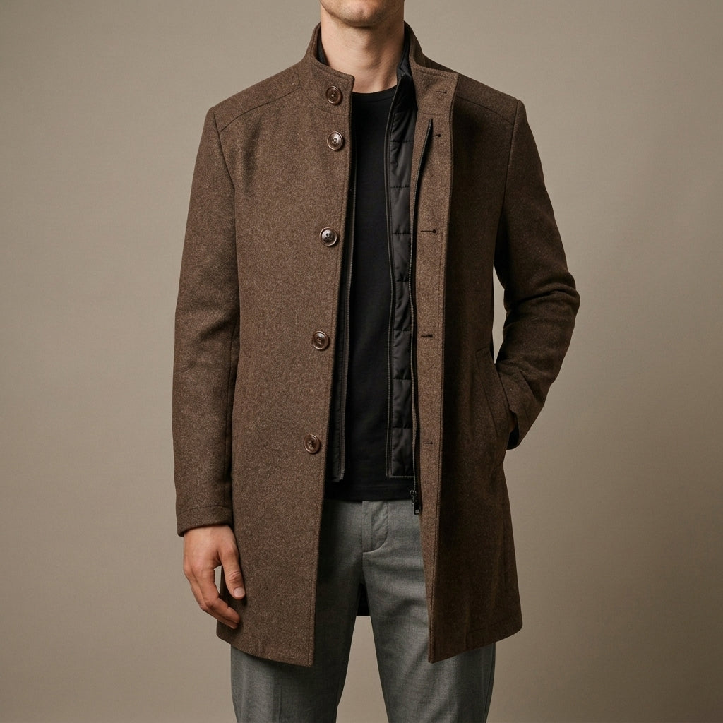 Alderwick Wool Overcoat