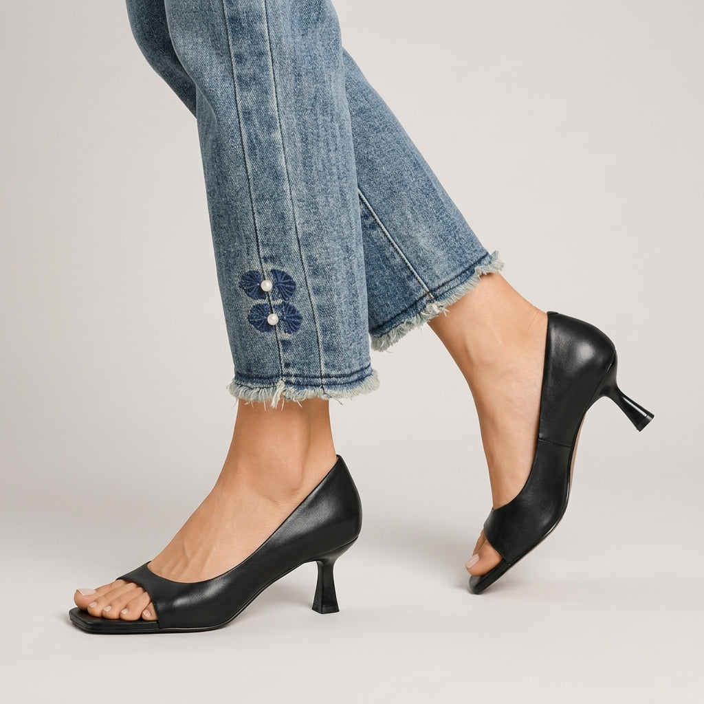 Virelle Block Heel Mules