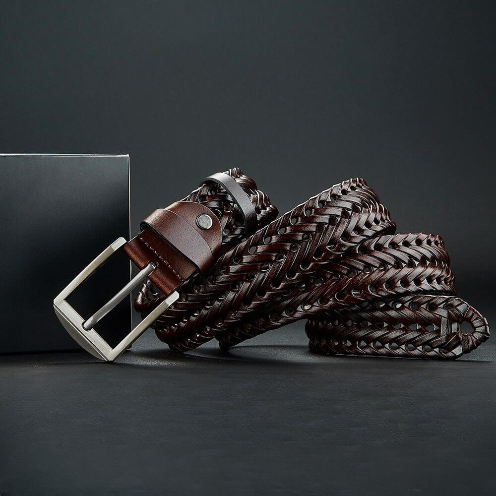 Brackenbury Braided Leather Belt