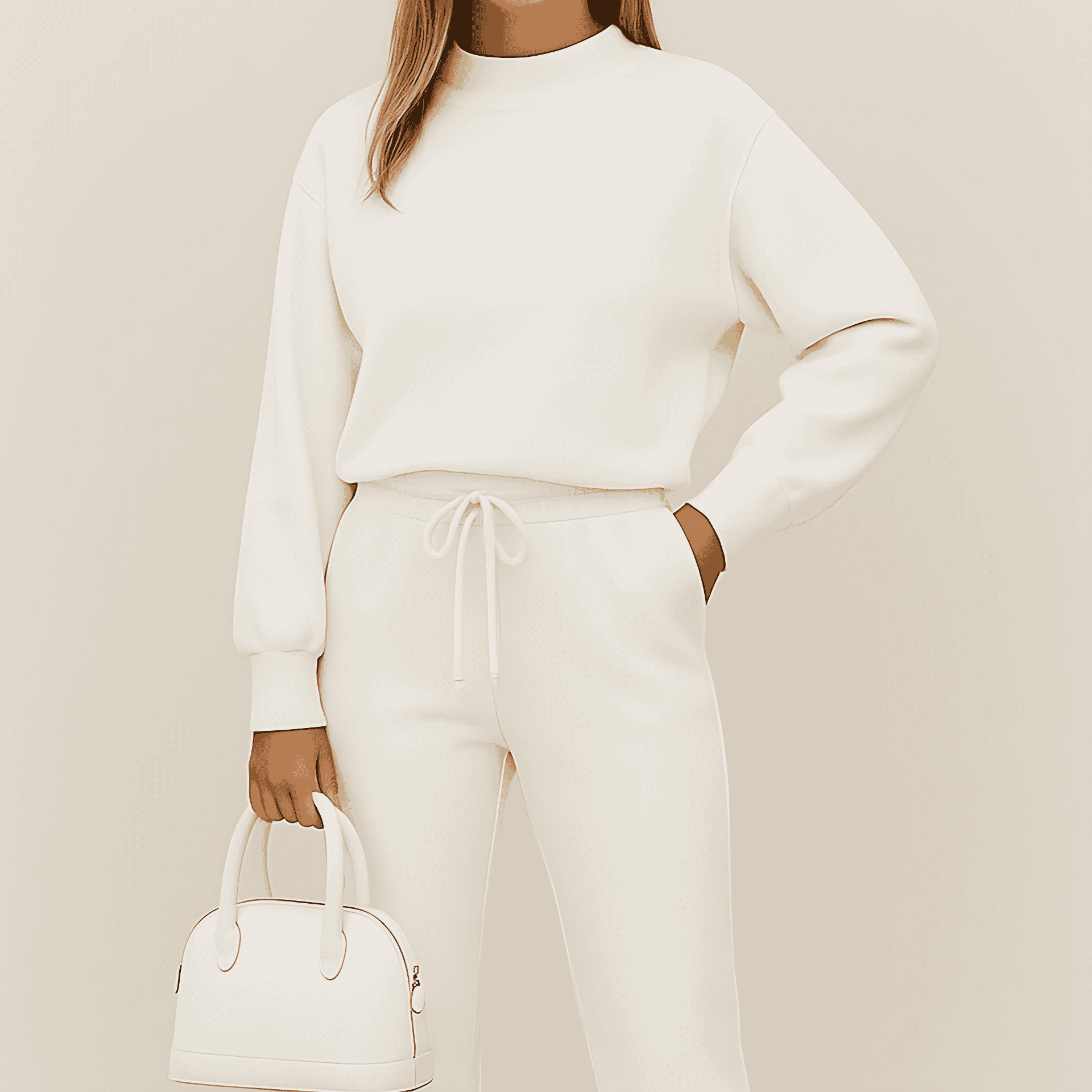 Bianco women's two-piece matching set, product view