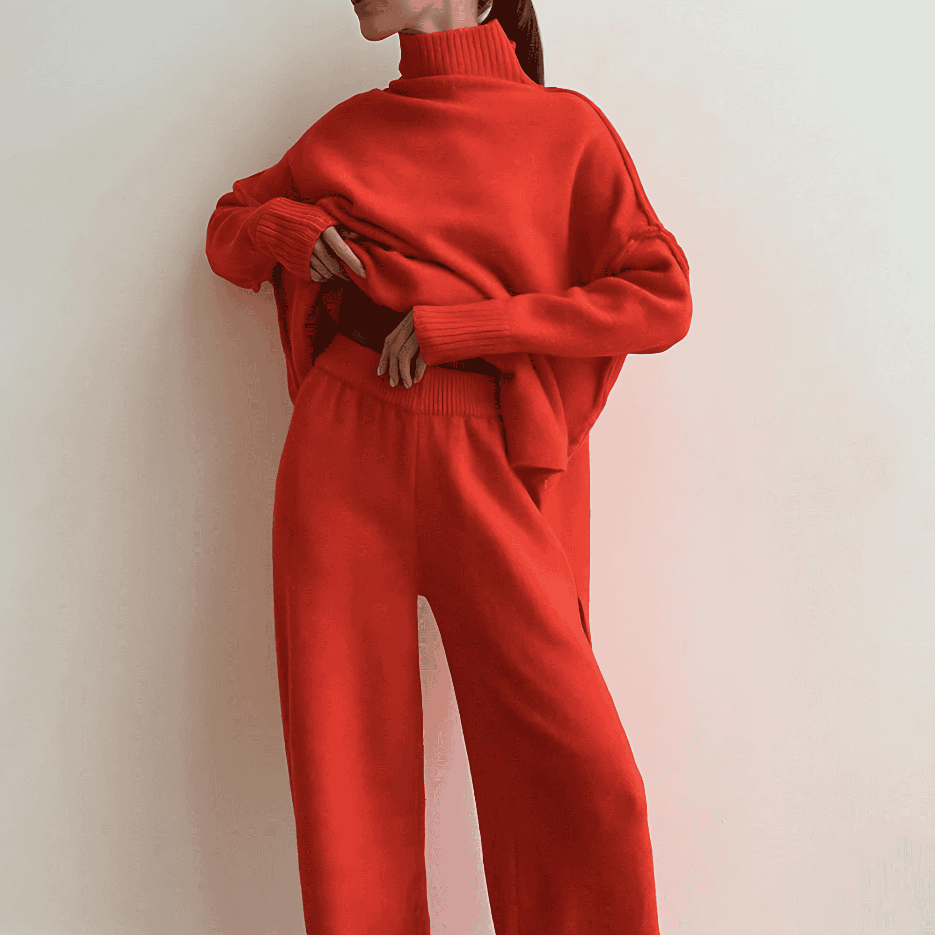 Rosso women's two-piece matching set, product view