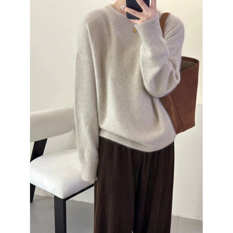 Whitcombe Fuzzy Knit Sweater