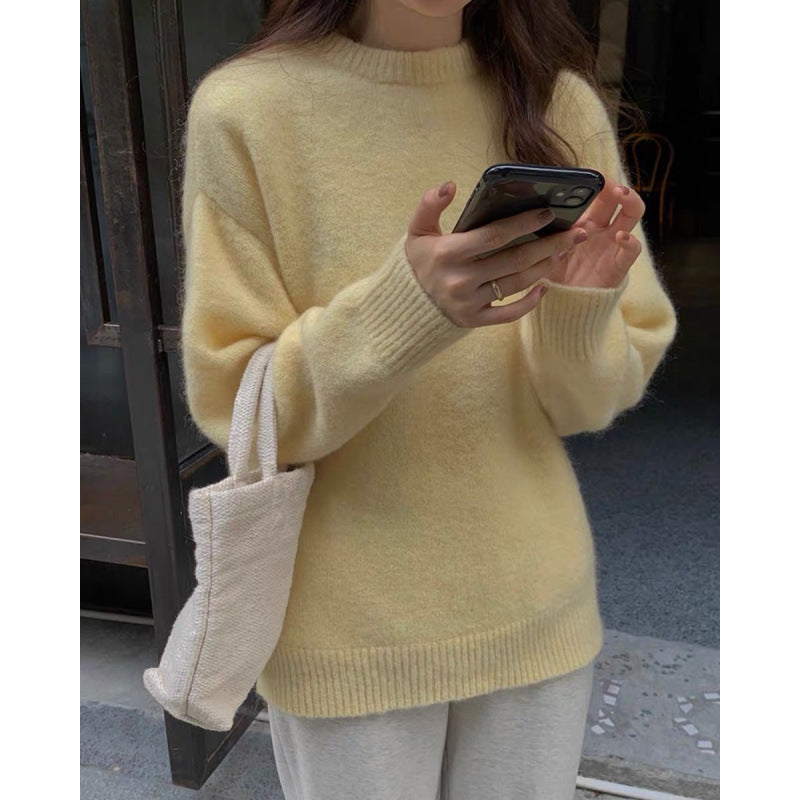Whitcombe Fuzzy Knit Sweater