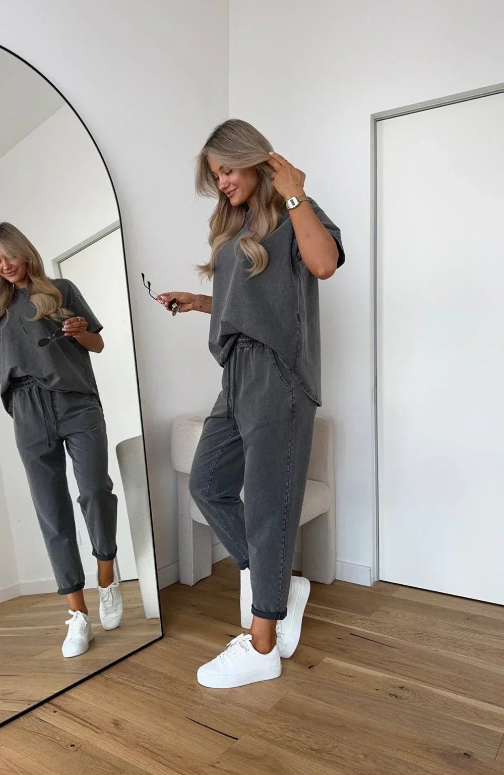 Women's two-piece matching set, alternate product view