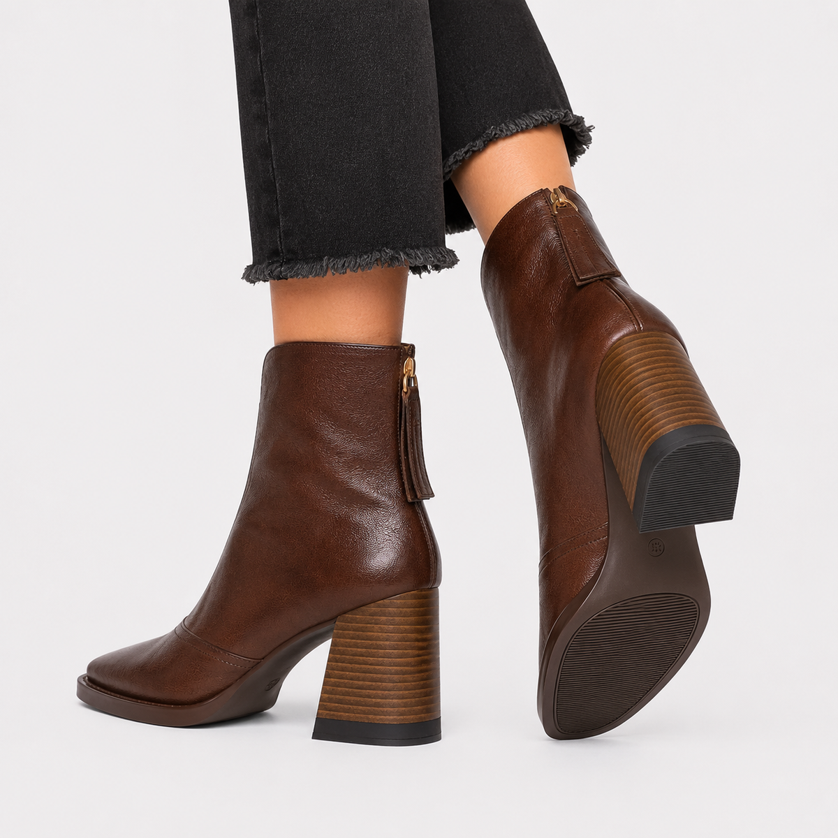 Merewood Leather Ankle Boots