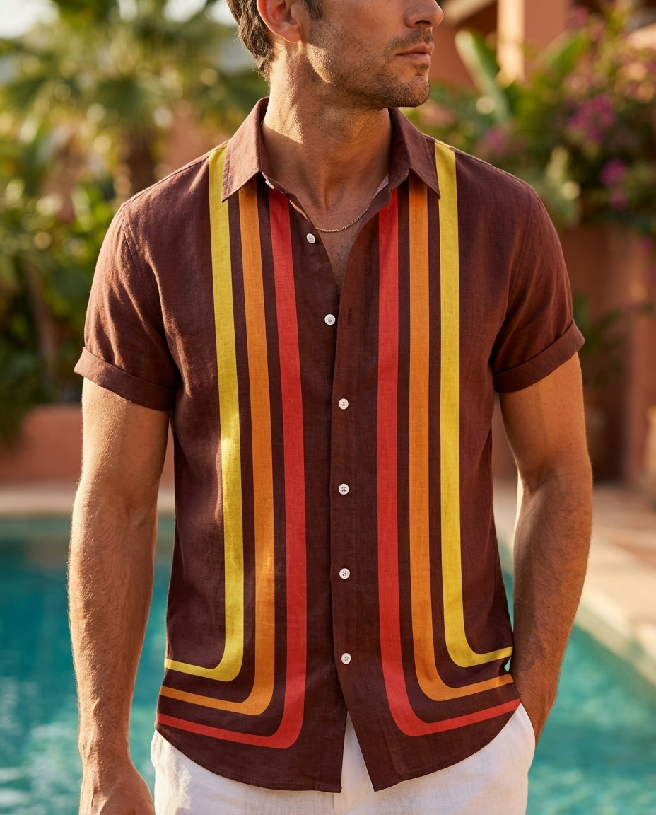Dunmore Retro Stripe Shirt