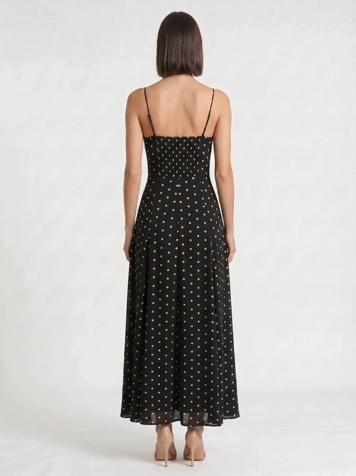 Nerina Polka Dot Maxi Dress