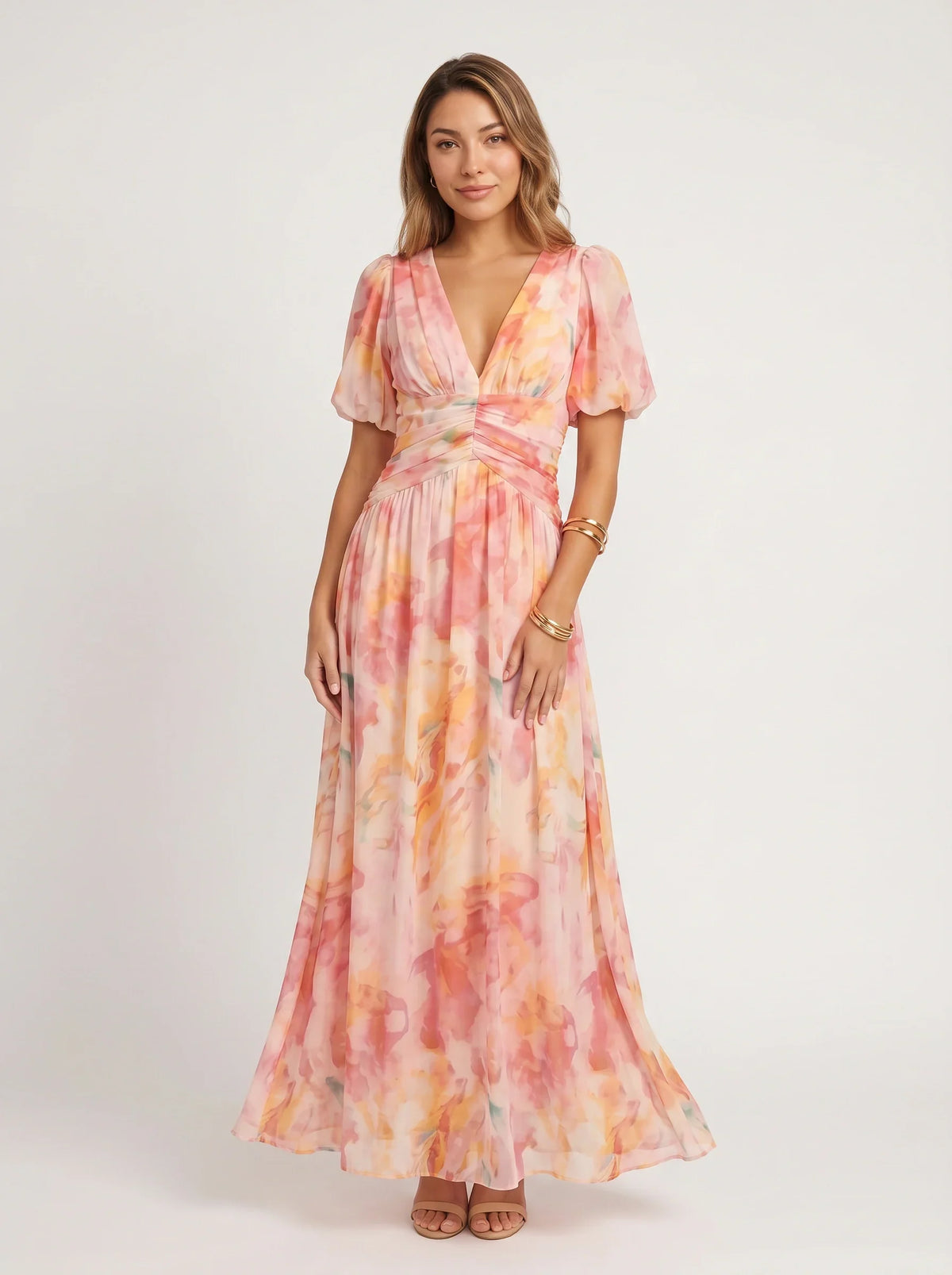 Calantha Chiffon Maxi Dress