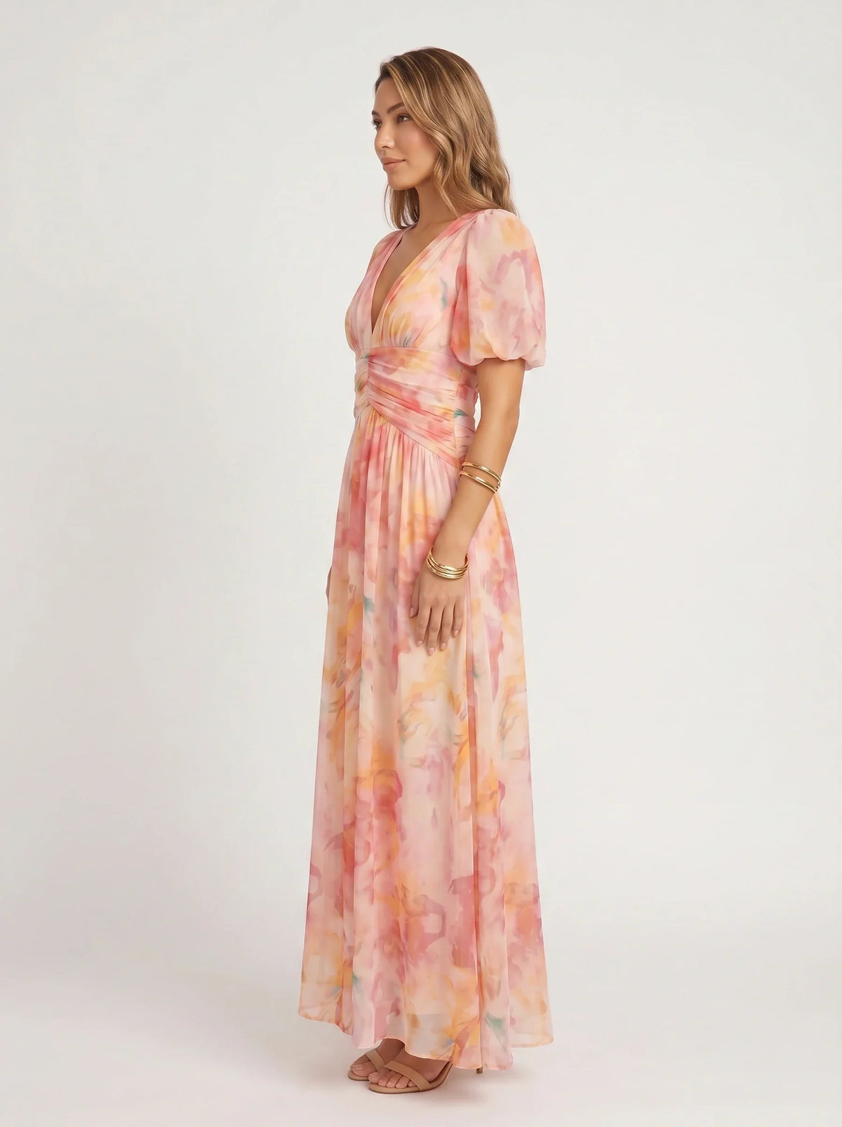 Calantha Chiffon Maxi Dress