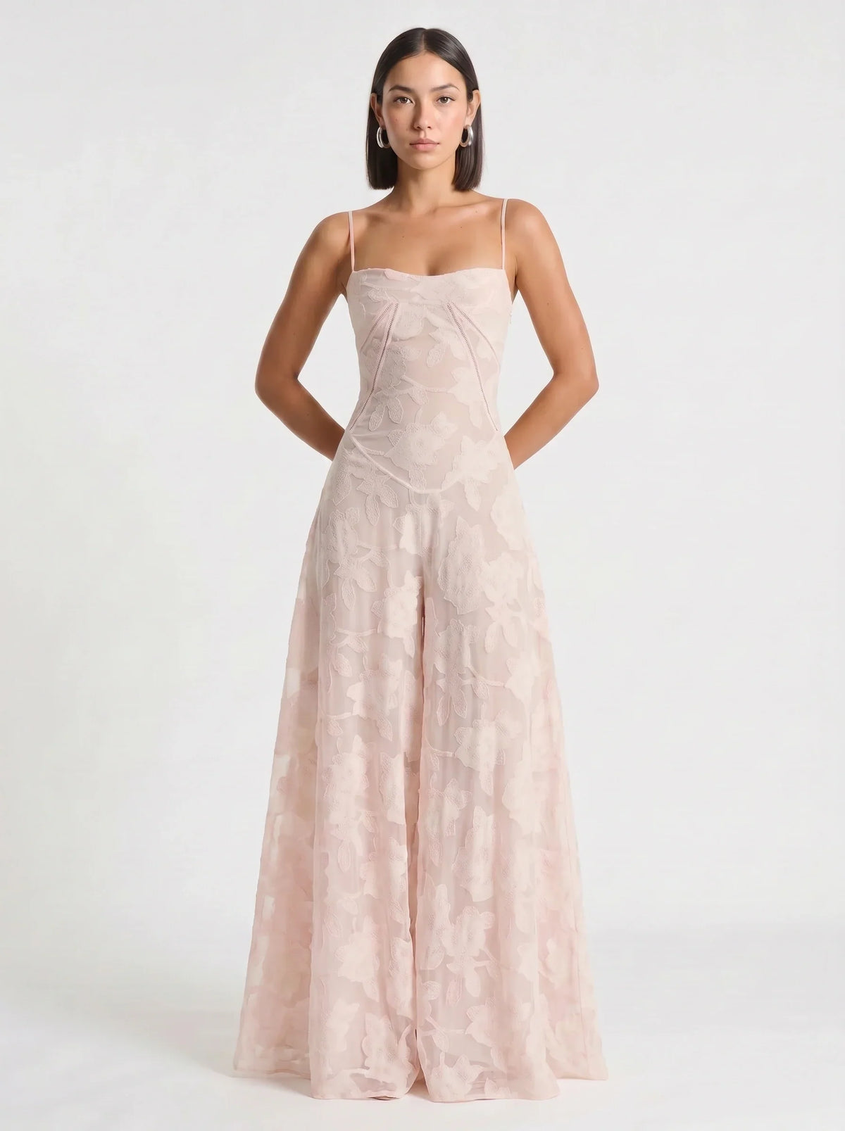 Annelise Satin Maxi Dress