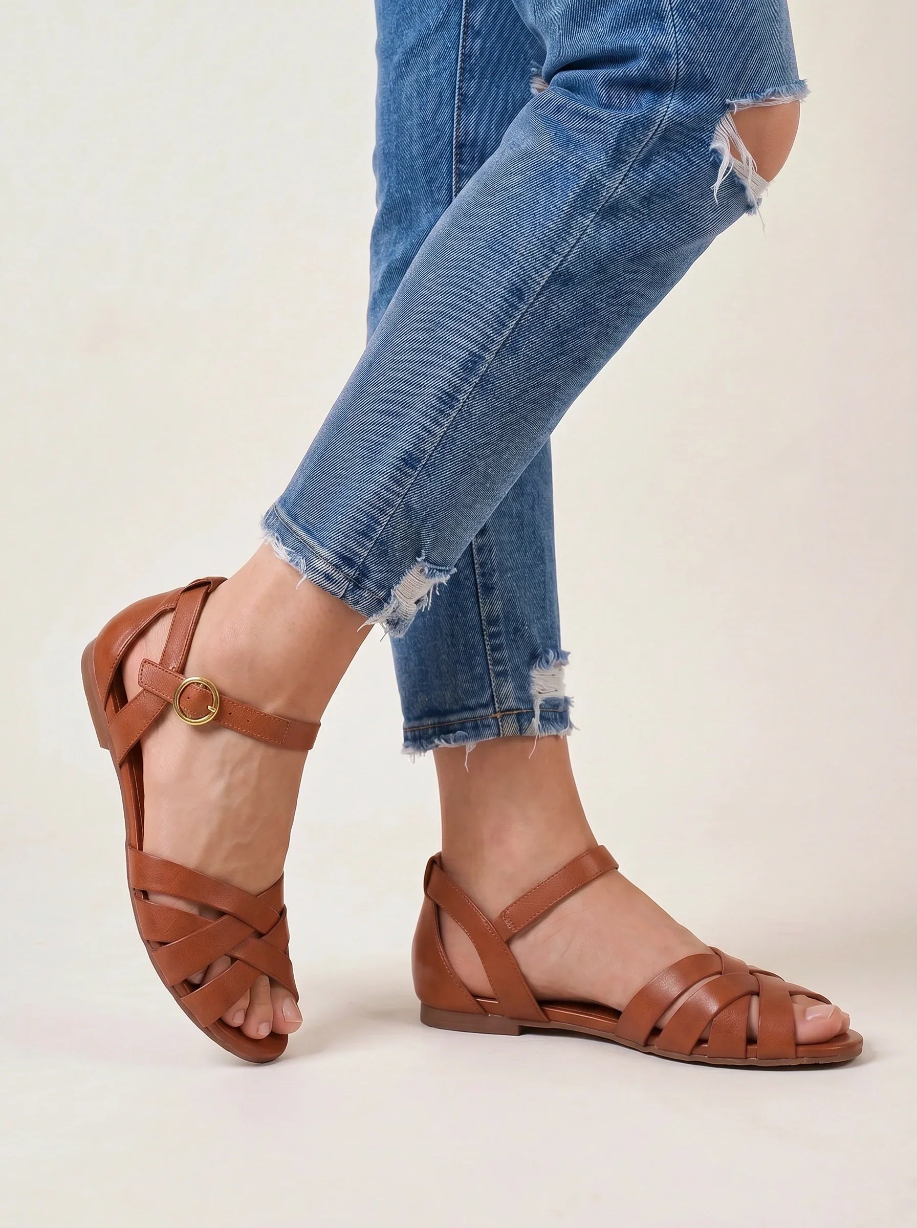 Lucera Woven Wedge Sandals