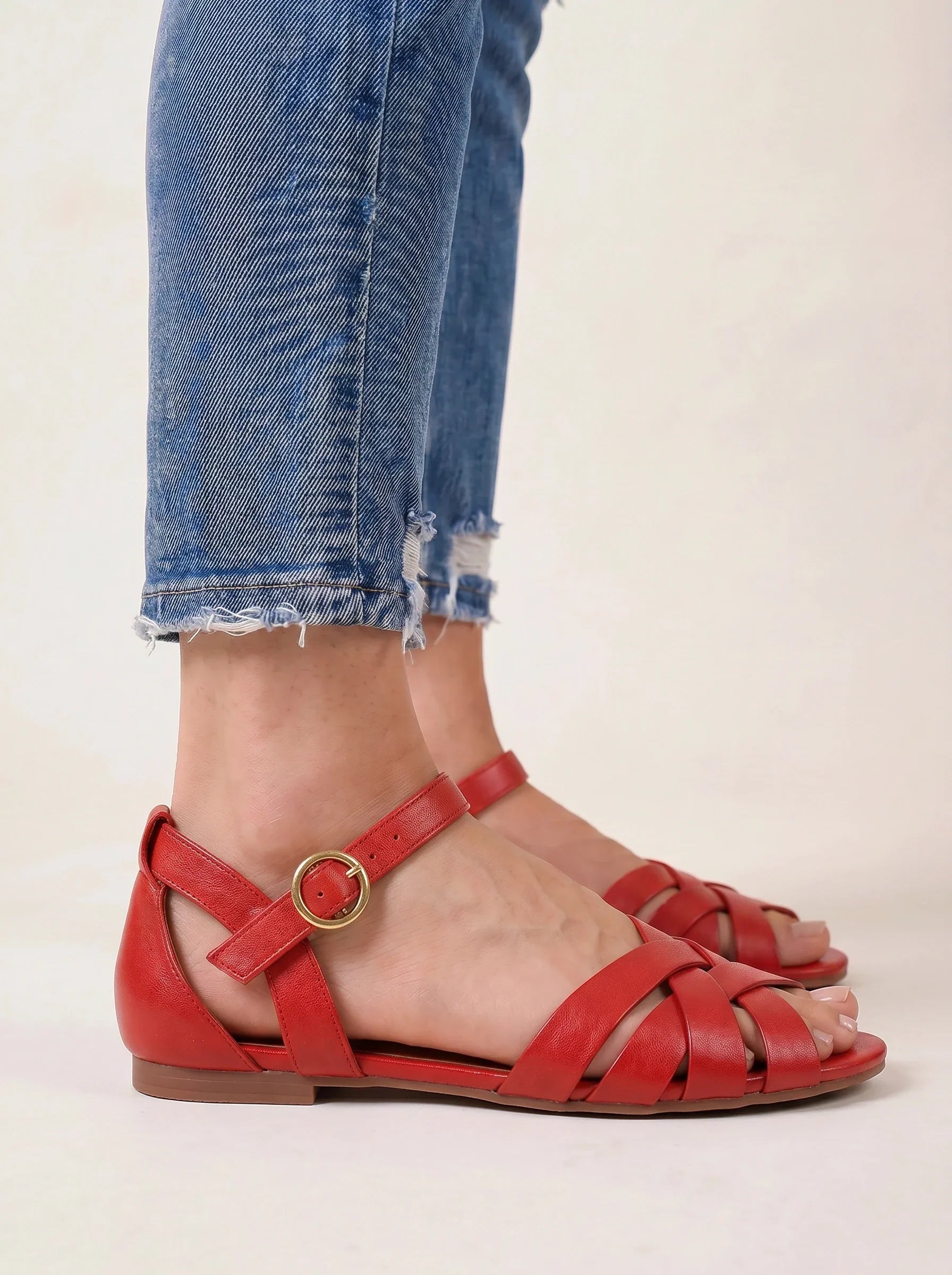 Lucera Woven Wedge Sandals