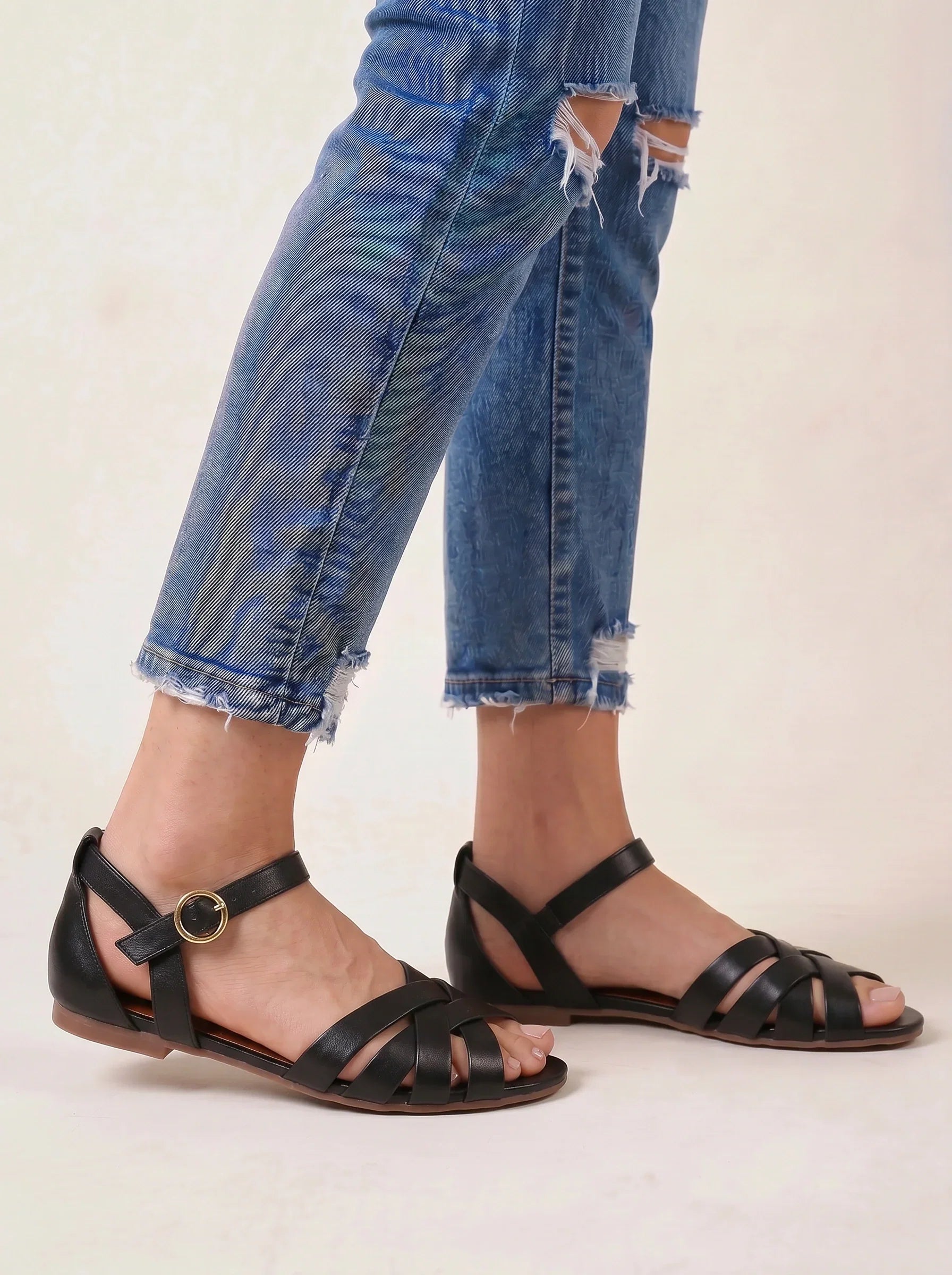 Lucera Woven Wedge Sandals