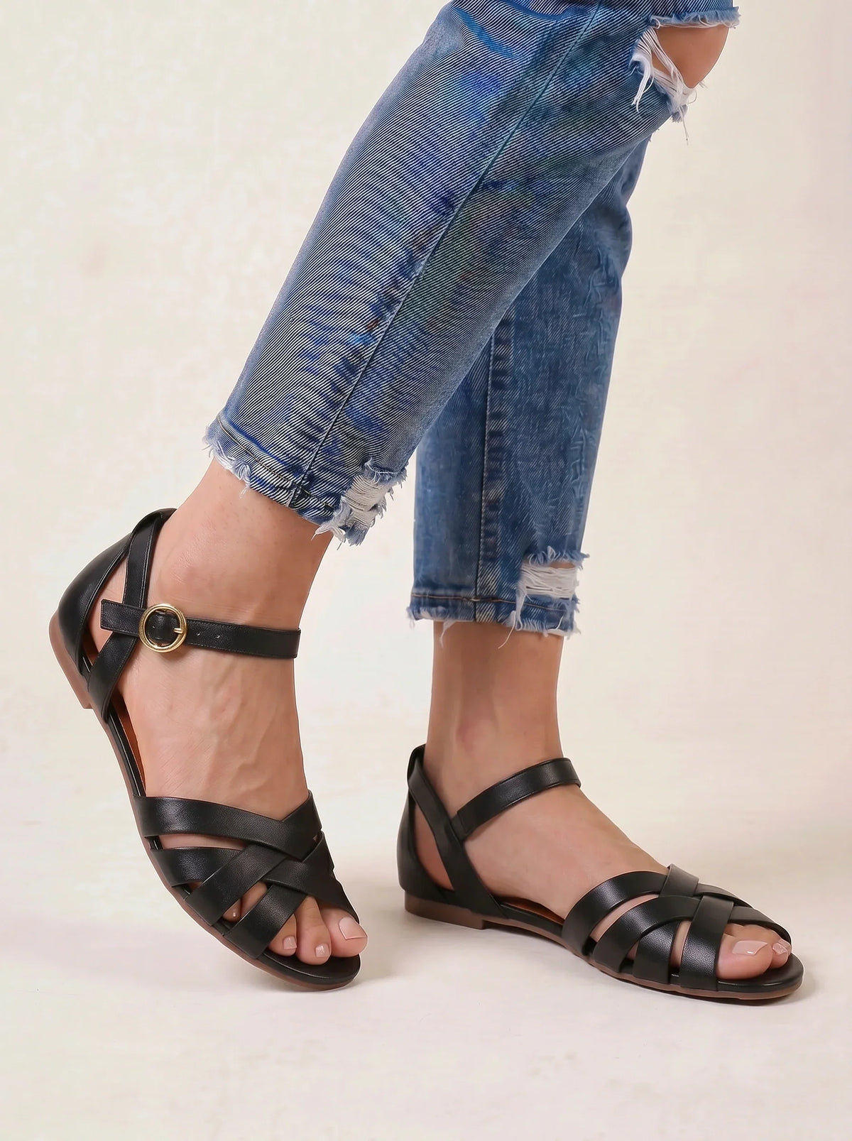 Lucera Woven Wedge Sandals