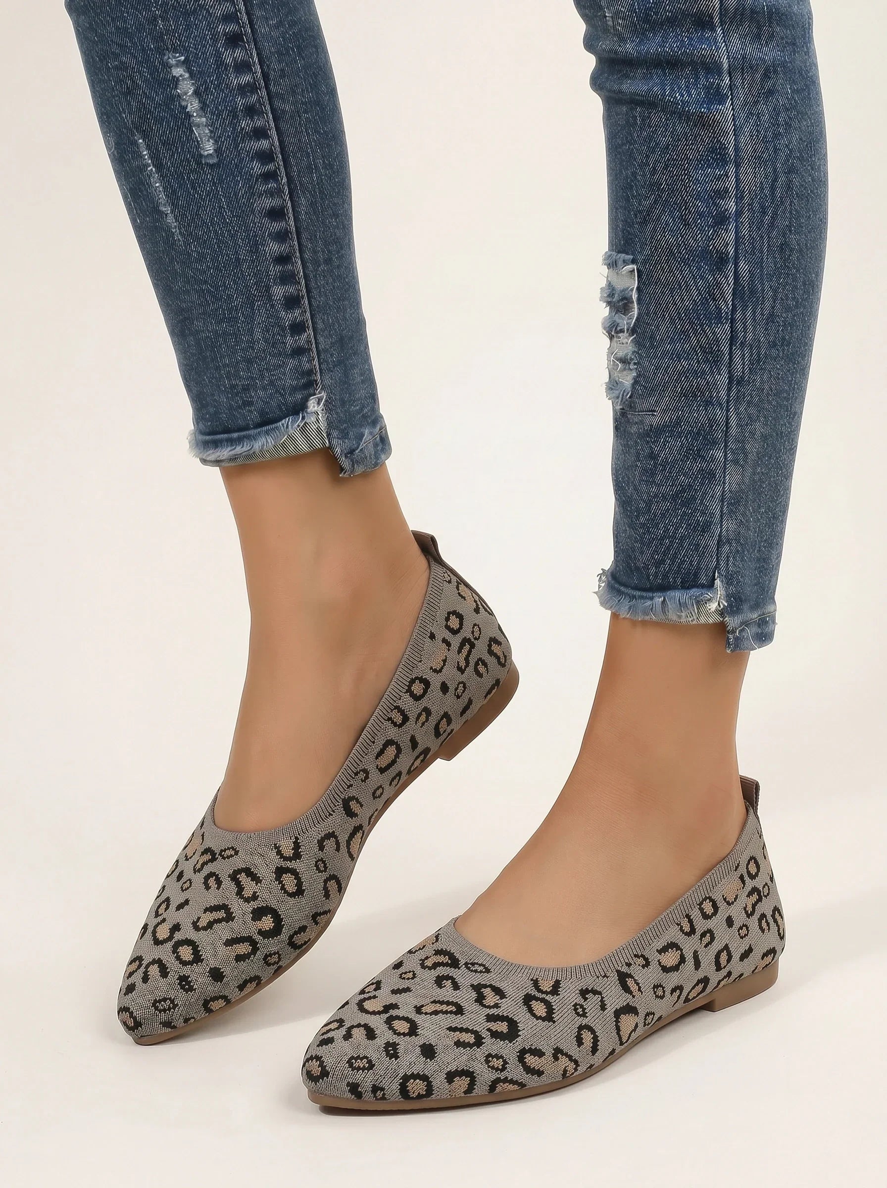 Violetta Leopard Ballet Flats