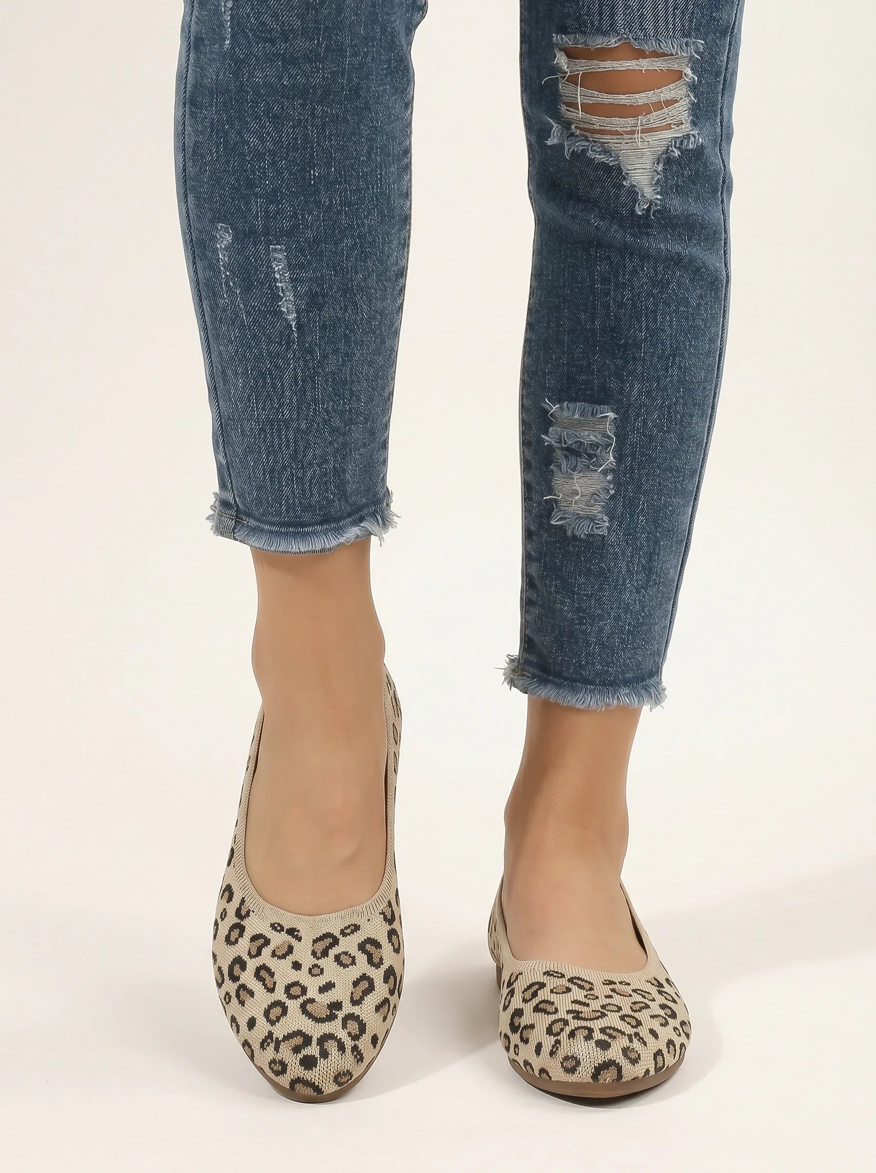 Violetta Leopard Ballet Flats
