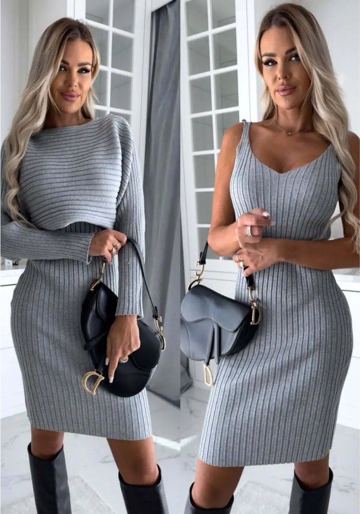 Grijs women's two-piece matching set, alternate product view