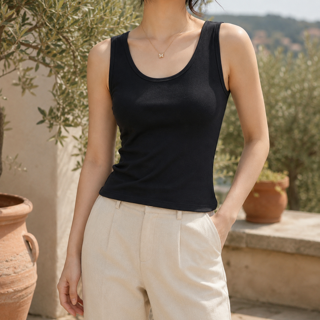 Junia Scoop Neck Tank