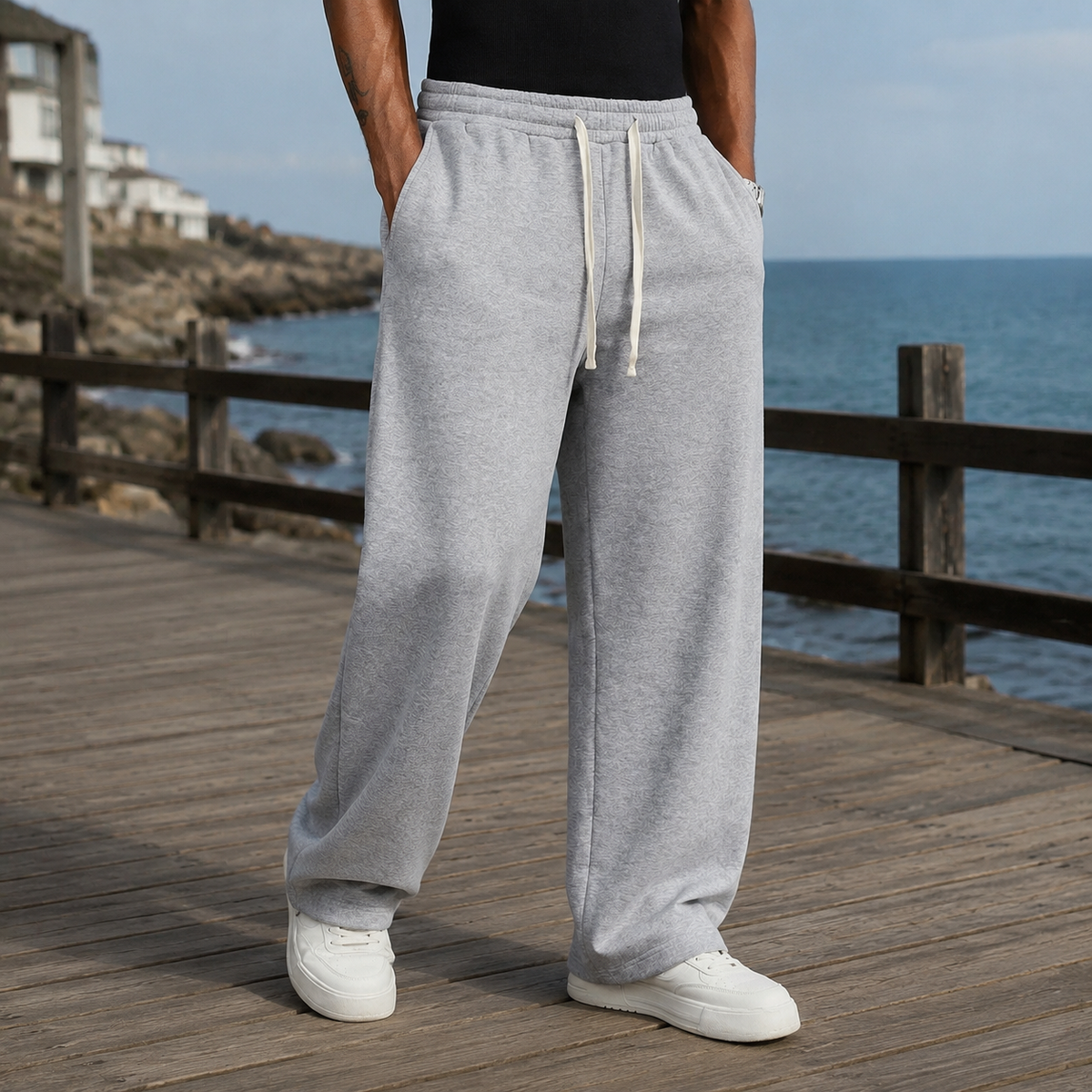 Theo Wide Leg Sweatpants