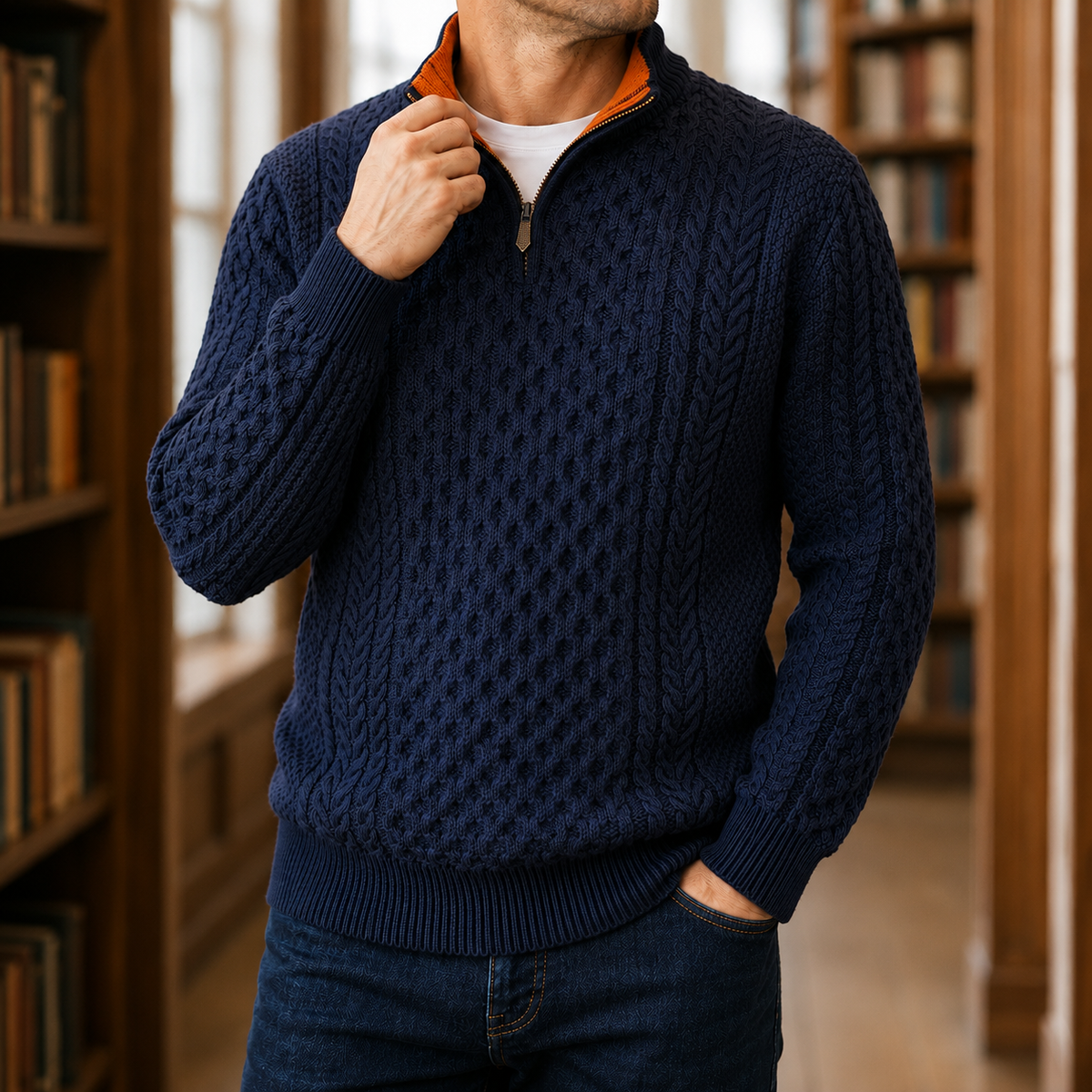 Graham Merino Wool Sweater