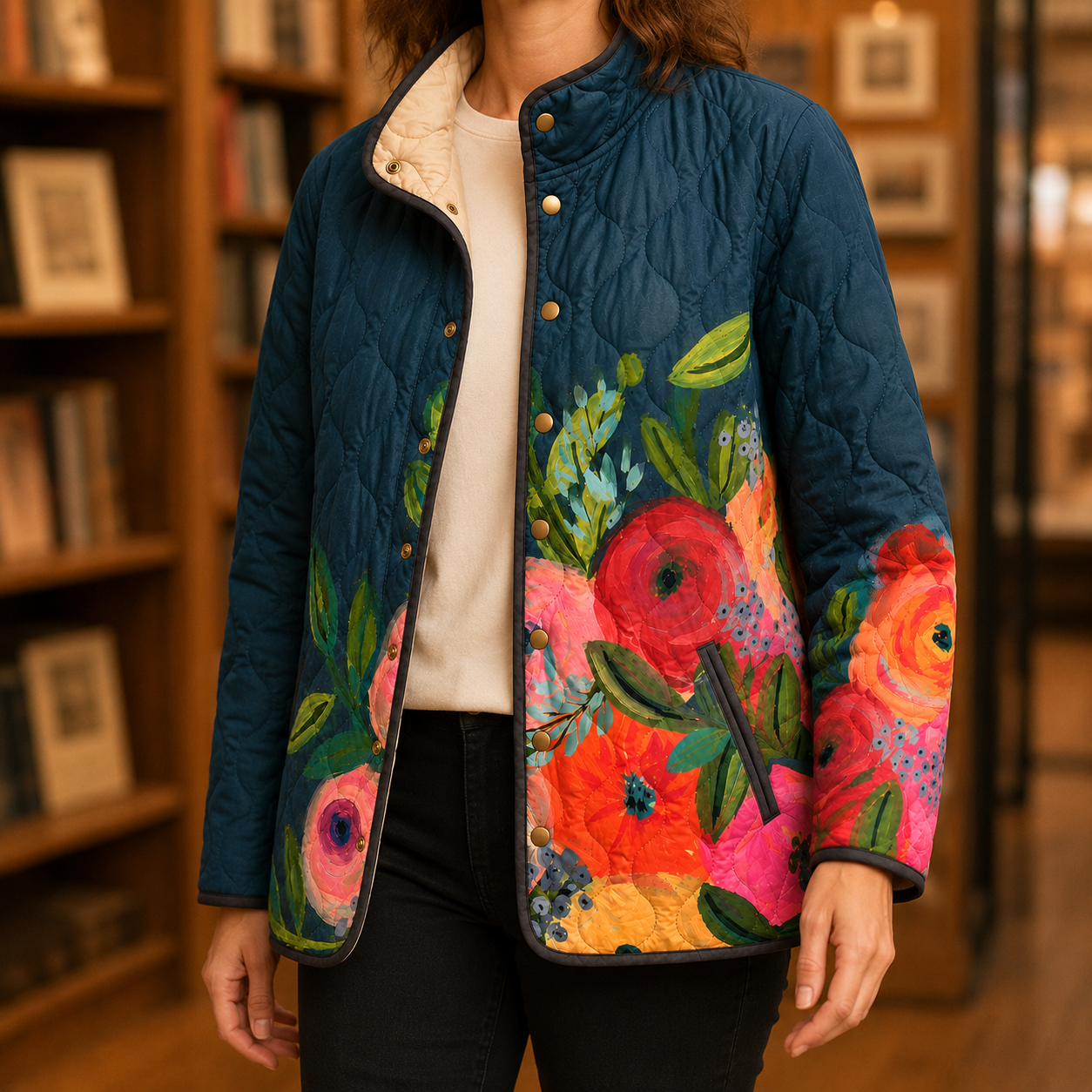 Helena Vintage Floral Jacket
