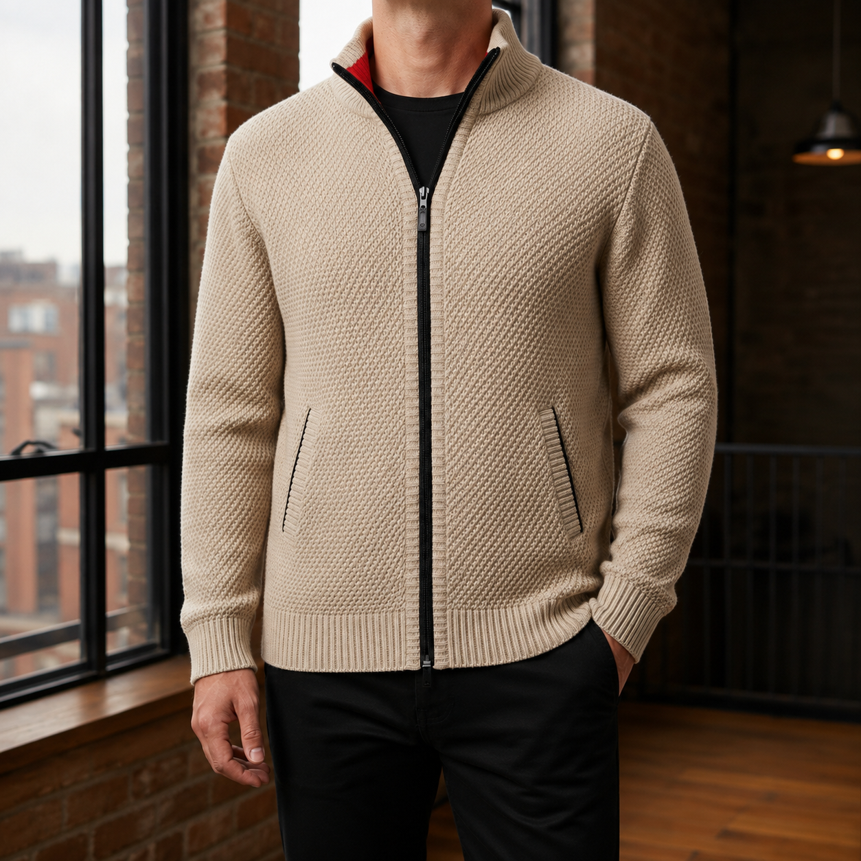 Dario Zip Sweater