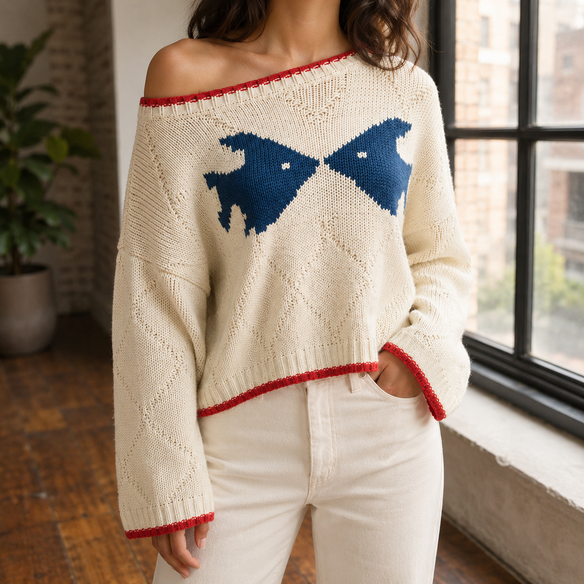 Josephine Fish Intarsia Sweater