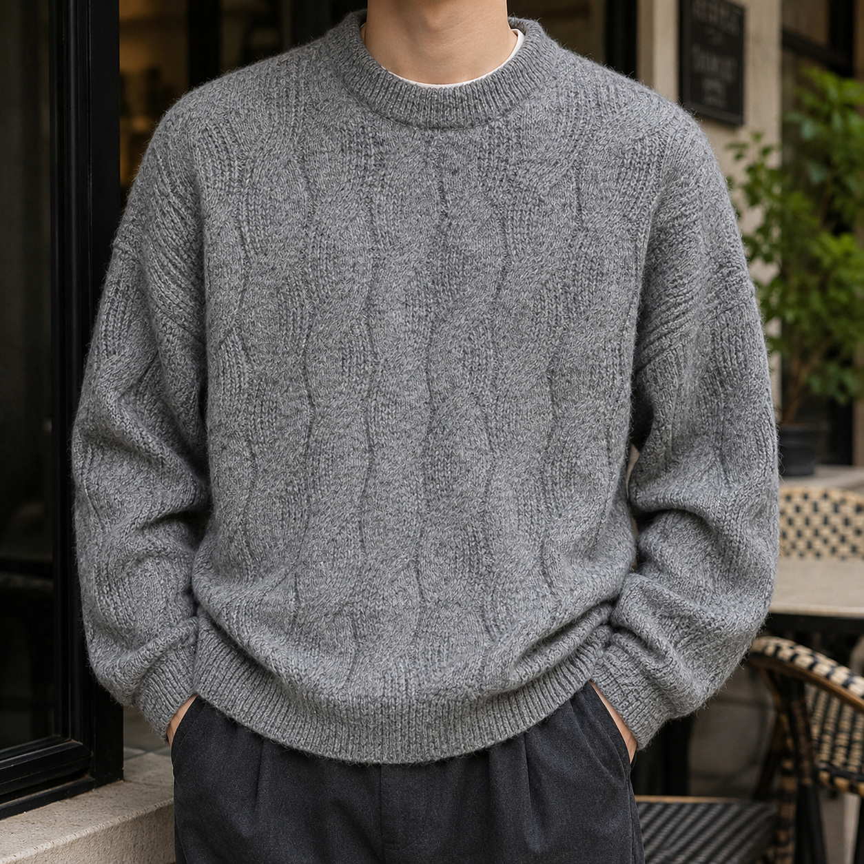 Valentin Cable Knit Sweater