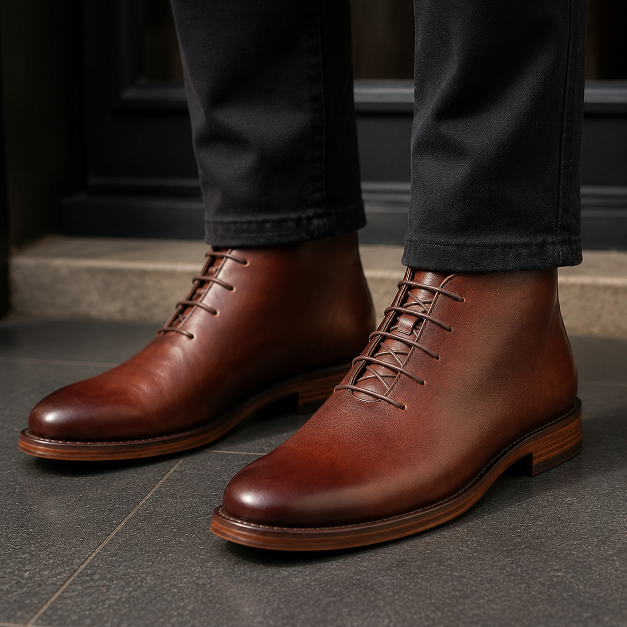 Dorian Leather Ankle Boots