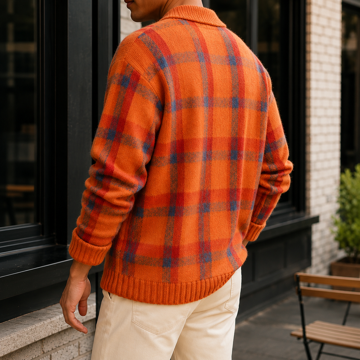 Marcel Plaid Cardigan