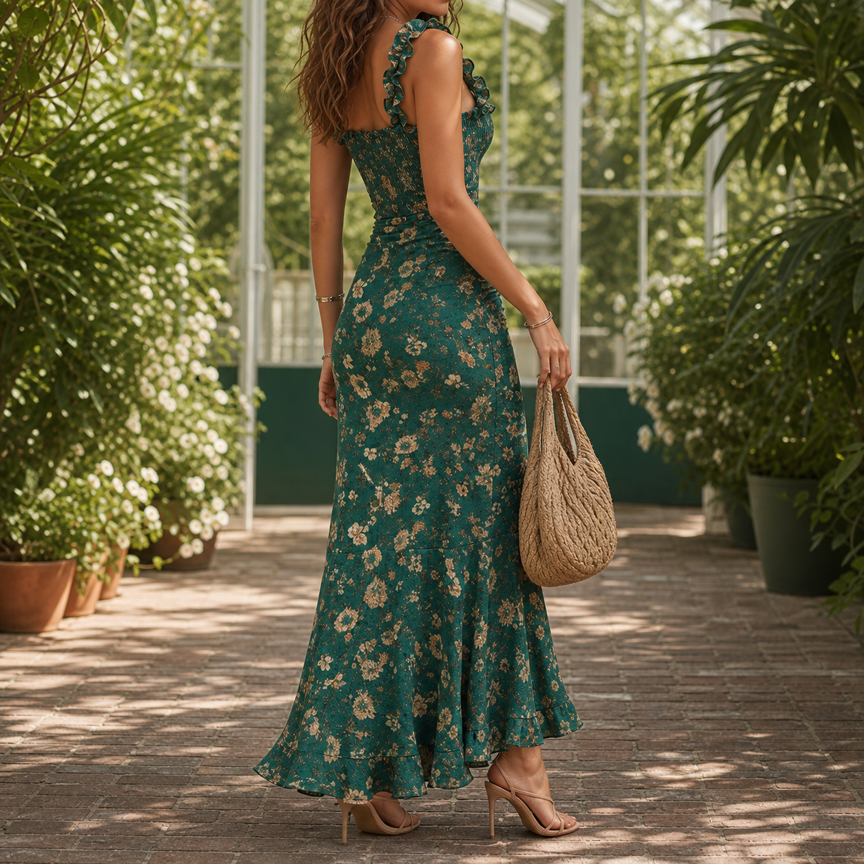 Anouk Ruffle Maxi Dress