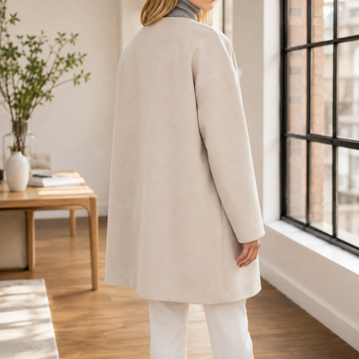 Liliana Collarless Coat