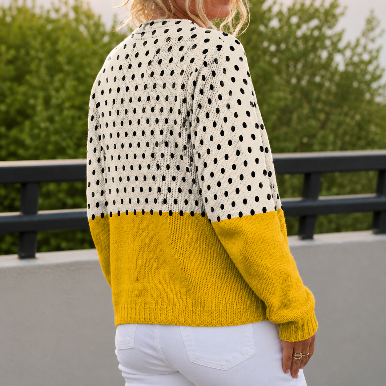 Antonia Spotted Sweater