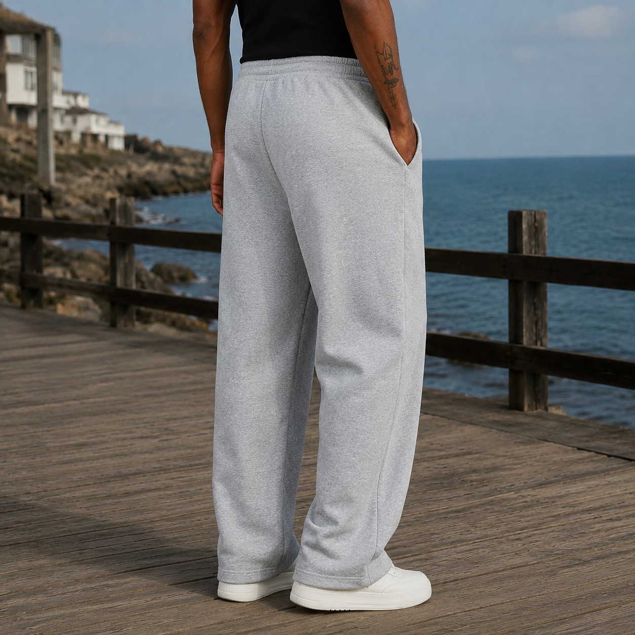 Theo Wide Leg Sweatpants
