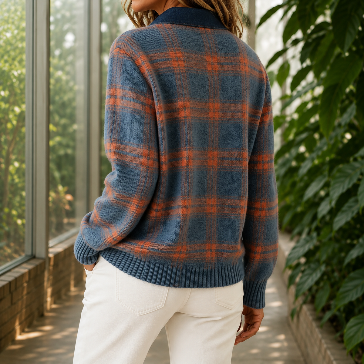 Eloise Plaid Sweater