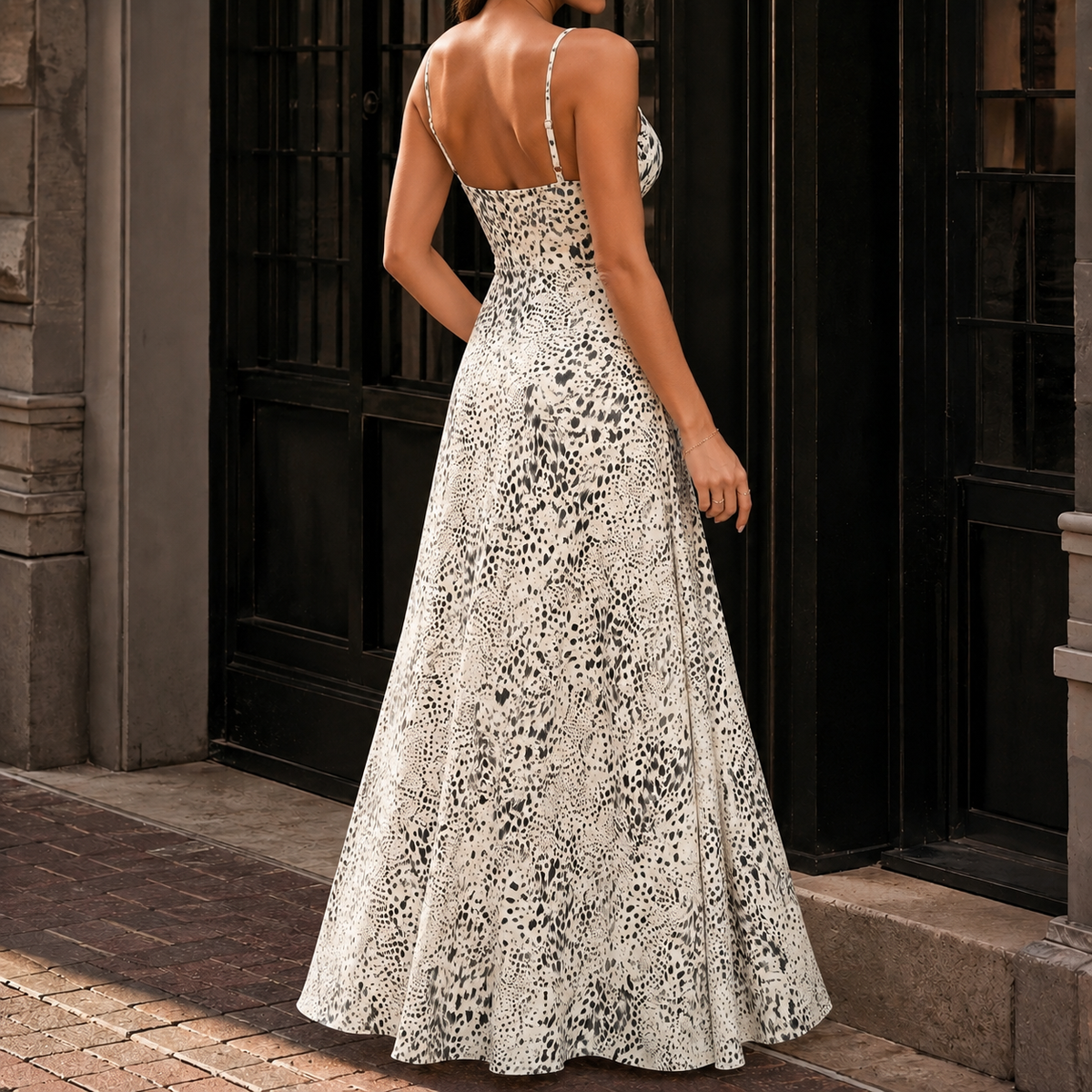 Zelda Leopard Maxi Dress