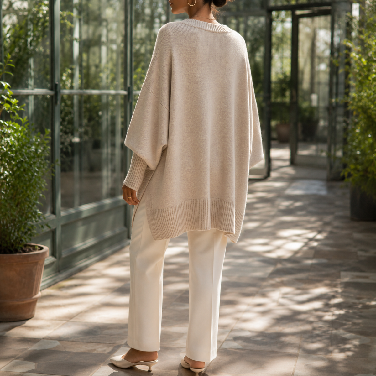 Nora Poncho Sweater