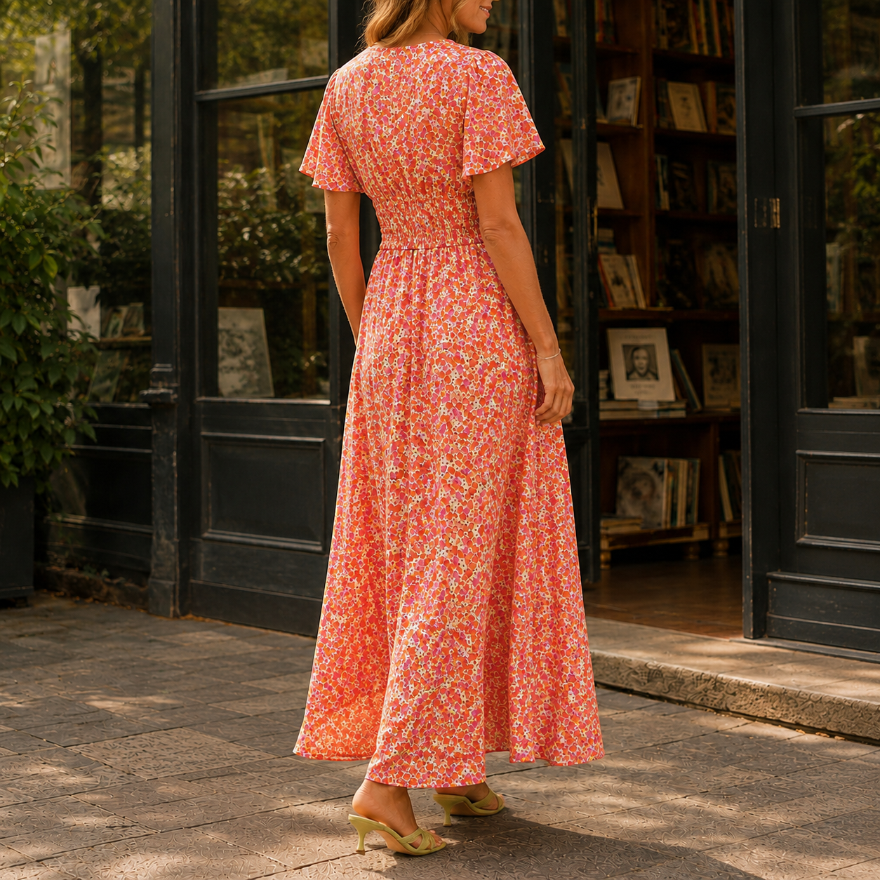 Simone Floral Maxi Dress