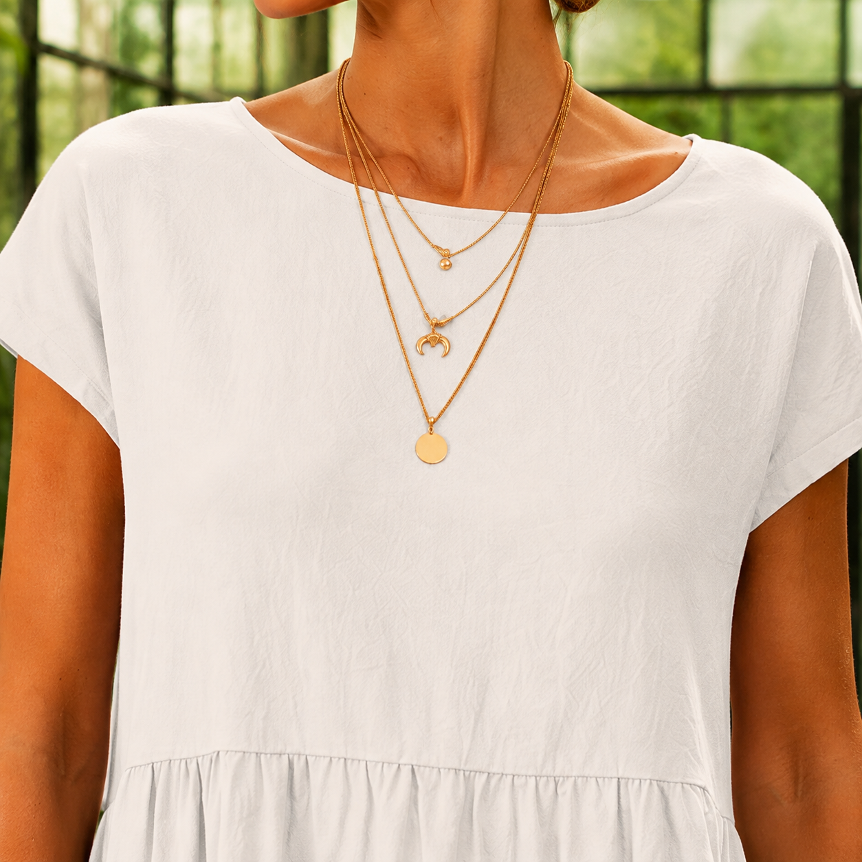 Estella Gathered Midi Dress