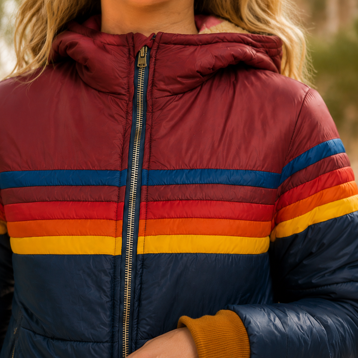 Fenna Retro Stripe Jacket