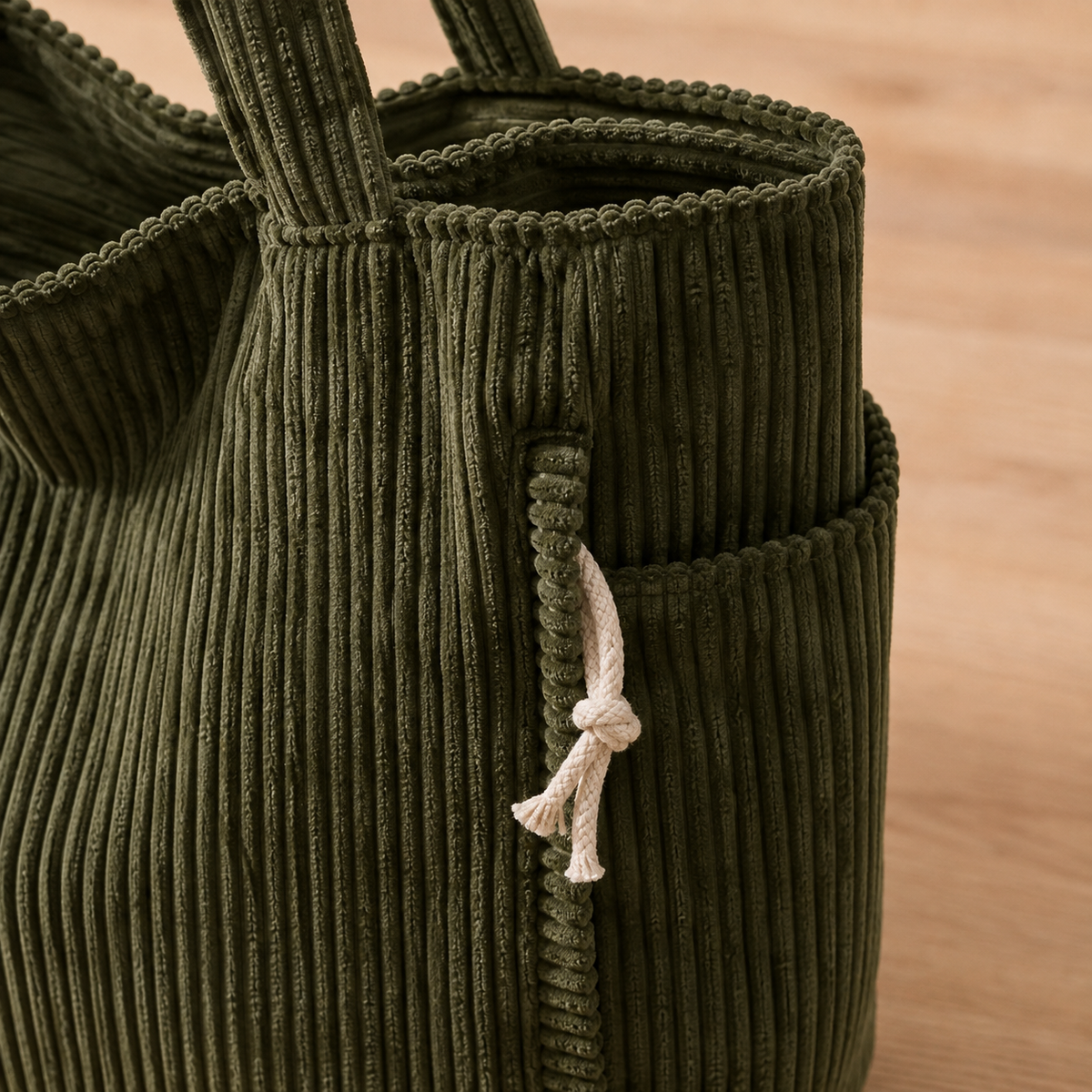 Zamboni Corduroy Tote Bag